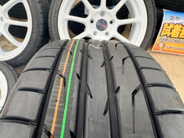 【未使用タイヤ付き】ENKEI PerformanceLine PF09 + DUNLOP DIREZZA DZ102