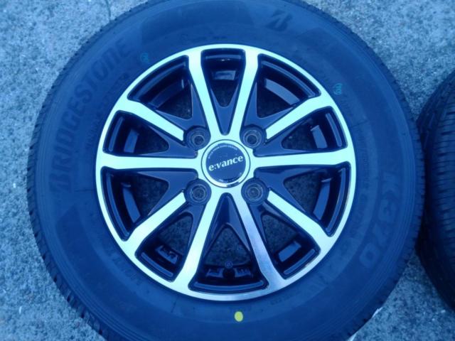 e:vance スポークホイール  + BRIDGESTONE(ブリヂストン) K370 ★新品タイヤ付き!★
