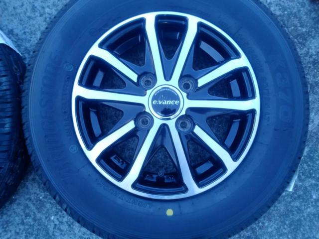 e:vance スポークホイール  + BRIDGESTONE(ブリヂストン) K370 ★新品タイヤ付き!★