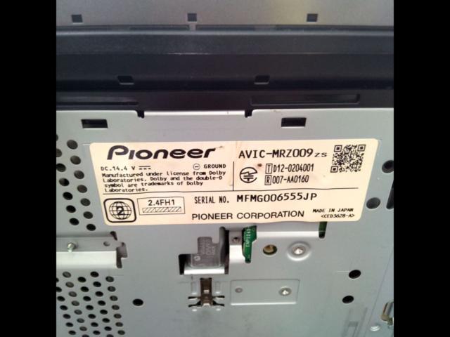 carrozzeria (Carrozzeria)
AVIC-MRZ009
AV integrated memory navigation system for Suzuki vehicles