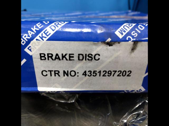 Unknown Manufacturer
Brake rotor
4351297202
2 pieces set