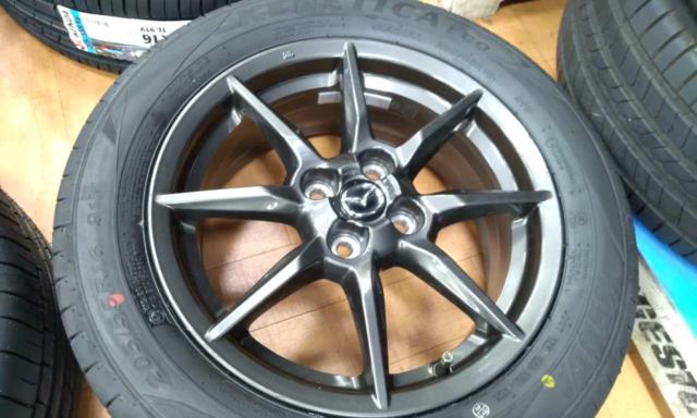 Demio-compatible size!!
Mazda
ND Roadster
Late version
Original wheel
+
KENDA
KR 203