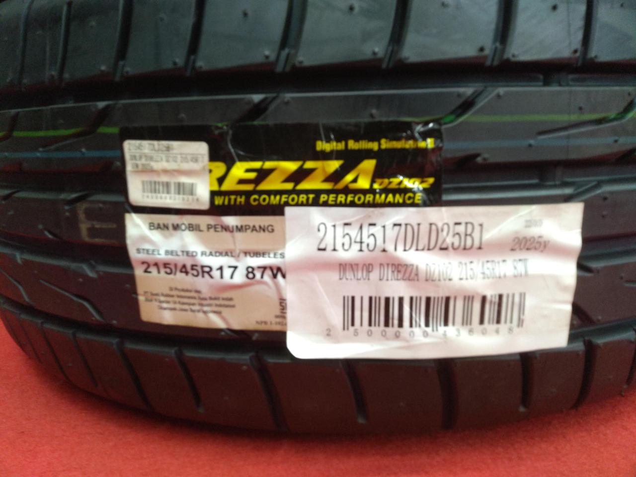 DUNLOP DIREZZA DZ102 215/45R17 87W | 新品 | アップガレージ 埼玉 