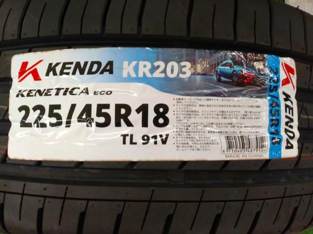 ☆美品入荷!!☆ WORK EMOTION ZR10 + KENDA KR203 225/45R18 2026年製造