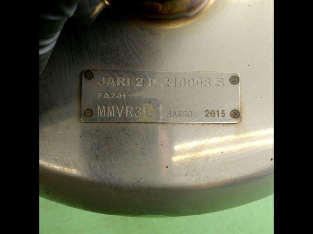 Levorg/VNH/2.4LSTi
Performance muffler
*Original box stored separately in 2nd floor warehouse