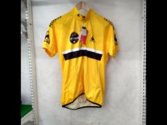 【サイズL】 LE COQ SPORTIF 半袖サイクルジャージ イエロー