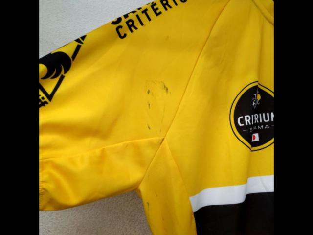 【サイズL】 LE COQ SPORTIF 半袖サイクルジャージ イエロー