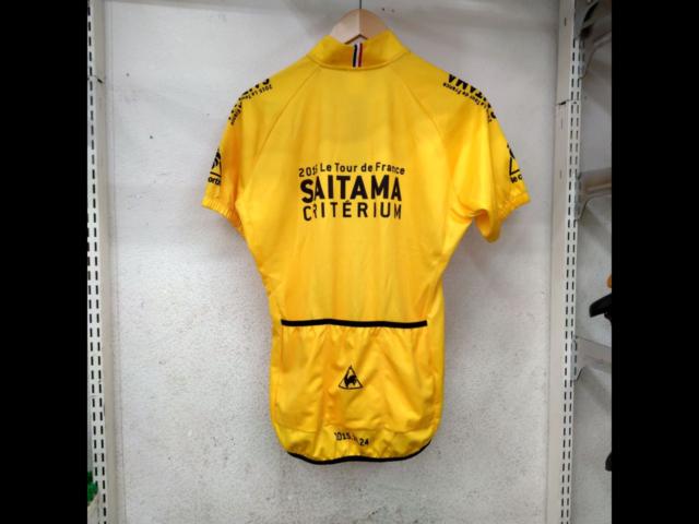 【サイズL】 LE COQ SPORTIF 半袖サイクルジャージ イエロー