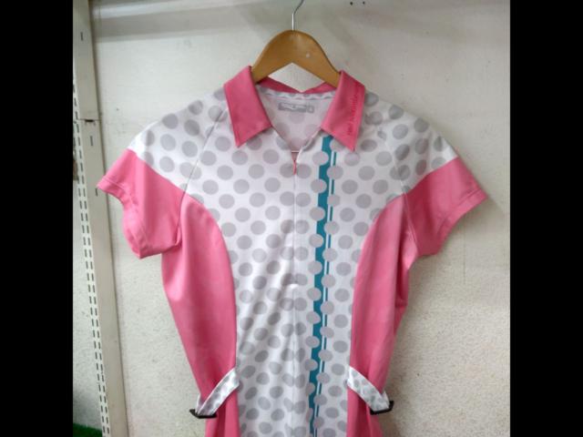 【サイズL】WAVE ONE レディースワンピースジャージ ピンク