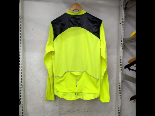 【サイズM】ルイガノ 長袖サイクルジャージ ブラック×イエロー