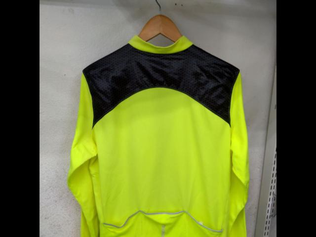 【サイズM】ルイガノ 長袖サイクルジャージ ブラック×イエロー