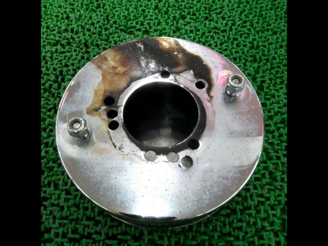 Round air cleaner (unknown manufacturer, with minor defects)
Harley-style ??