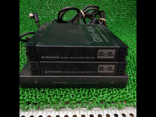 Translation
*Power cord missing PIONEER
KEX-500+EQ-400+GEX-T5+GM-41A×2