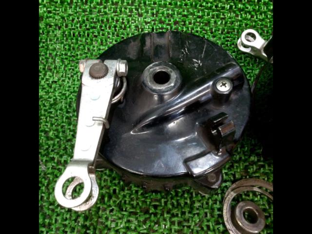 HONDA APE 50 genuine front and rear hub set + TAKEGAWA brake arm