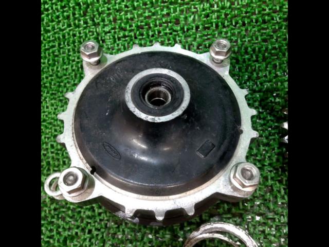 HONDA APE 50 genuine front and rear hub set + TAKEGAWA brake arm