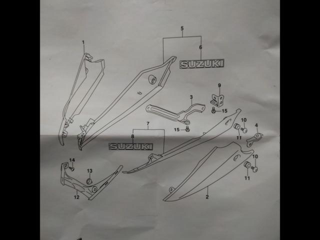 SUZUKI GSX-S1000
Genuine under cowl