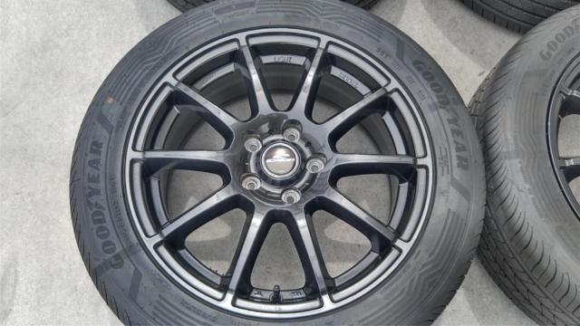  with unused tire  
A-TECH
SCHNEIDER
StaG
+
GOODYEAR
ASSURANCE
MAXGUARD