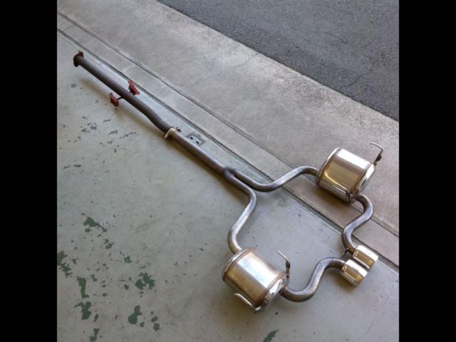 メーカー不明 ストレートパイプ + SACLAM リアピースマフラー【MINI/R53】