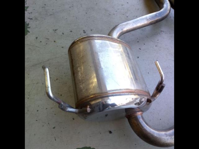 メーカー不明 ストレートパイプ + SACLAM リアピースマフラー【MINI/R53】