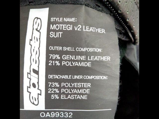 Size: 42 Alpinestars
Motegi
v2
Leather
Suit