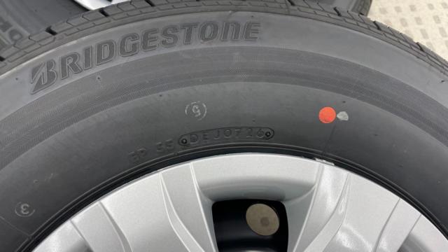 【納車外し】 トヨタ純正 200系ハイエーススチールホイール+ BRIDGESTONE ECOPIa RD613 195/80R15 107/105S LT 4本セット