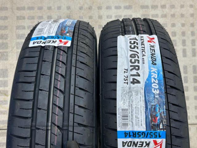 [With new tires ] SUZUKI
Spacia Base
Original wheel
+
KENDA
KR 203
155 / 65R14
75T