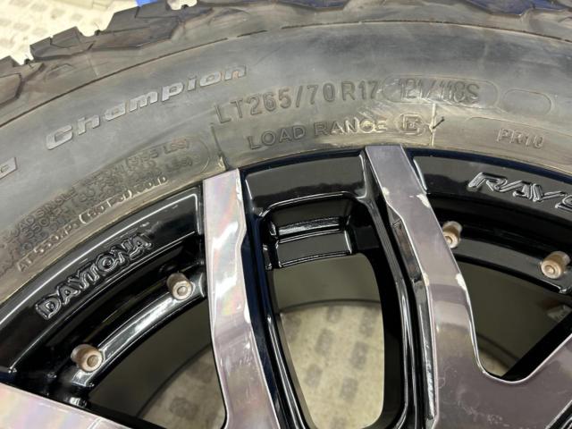 RAYS(レイズ) DAYTONA(デイトナ) FDX F6  + BFGoodrich(ビーエフグッドリッチ) ALL Terrain T/A K02 265/70R17