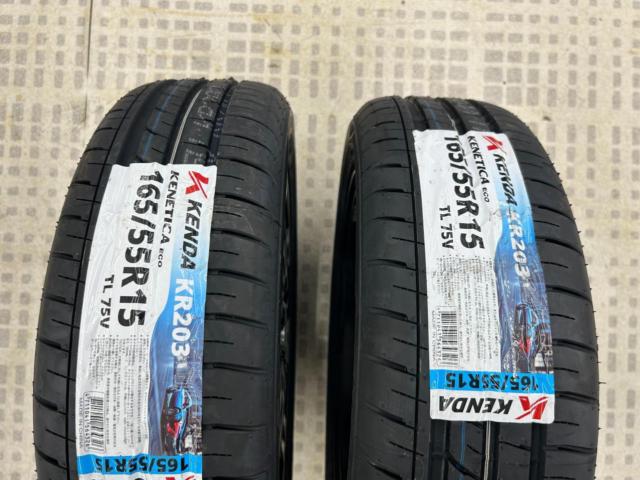 【新品タイヤ付き♪】DAIHATSU タントカスタム/LA600S 純正ホイール  + KENDA  KR203