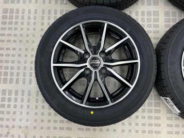 【軽自動適合多数♪国産タイヤ付き♪】MARUKA SERVICE MANARAY SPORT EUROSPEED SPIDER 5   + BRIDGESTONE NEWNO