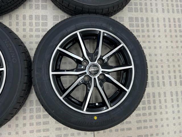 【軽自動適合多数♪国産タイヤ付き♪】MARUKA SERVICE MANARAY SPORT EUROSPEED SPIDER 5   + BRIDGESTONE NEWNO