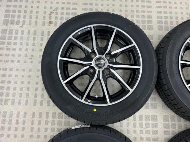 【軽自動適合多数♪国産タイヤ付き♪】MARUKA SERVICE MANARAY SPORT EUROSPEED SPIDER 5   + BRIDGESTONE NEWNO