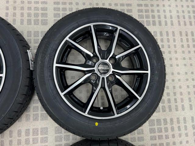 【軽自動適合多数♪国産タイヤ付き♪】MARUKA SERVICE MANARAY SPORT EUROSPEED SPIDER 5   + BRIDGESTONE NEWNO