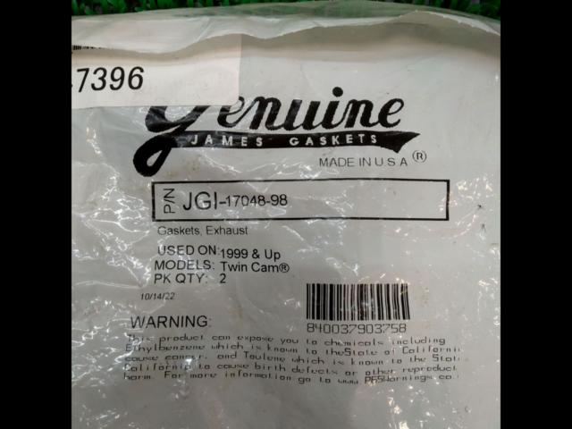 Harley-Davidson
Genuine gasket
JGI-17048-98