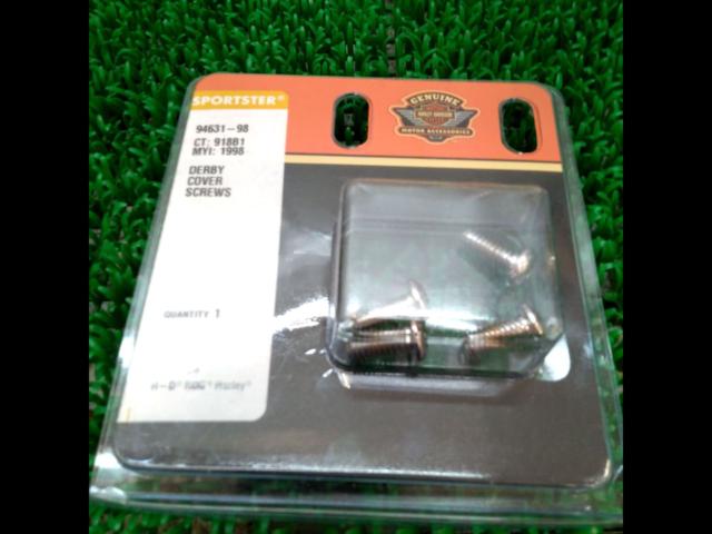 Harley-Davidson
Chrome Derby Cover Screw Kit
94631-98