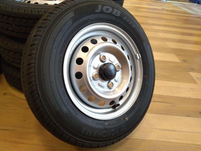 ダイハツ ハイゼット純正スチールホイール＋YOKOHAMA JOB RY52