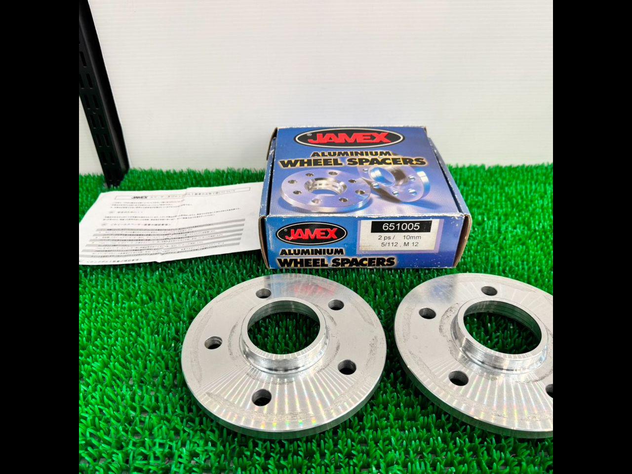 [PCD
112/5HJAMEX
10 mm
Wheel Spacer
Set of 2 (compatible with M12)