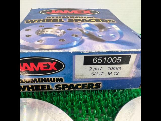 [PCD
112/5HJAMEX
10 mm
Wheel Spacer
Set of 2 (compatible with M12)