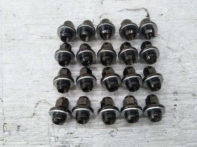 Toyota genuine flat-seat chrome nuts