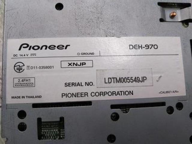 carrozzeria DEH-970 2012 model