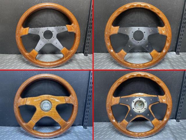 【Renoma(レノマ)】ウッドステアリング 4本スポーク 36Φ MOMOピッチ