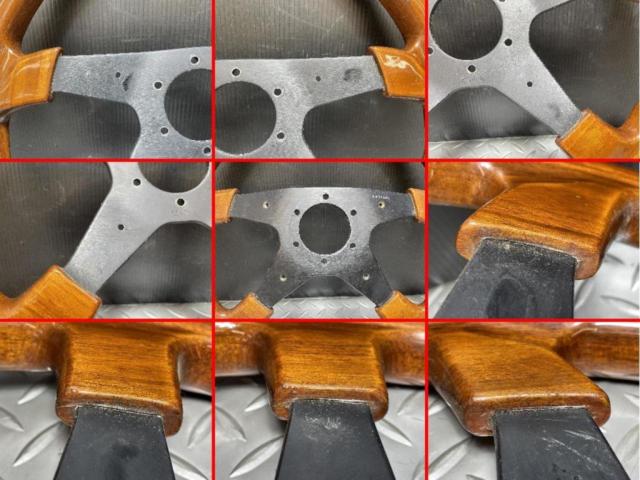 【Renoma(レノマ)】ウッドステアリング 4本スポーク 36Φ MOMOピッチ