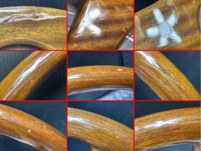 【Renoma(レノマ)】ウッドステアリング 4本スポーク 36Φ MOMOピッチ