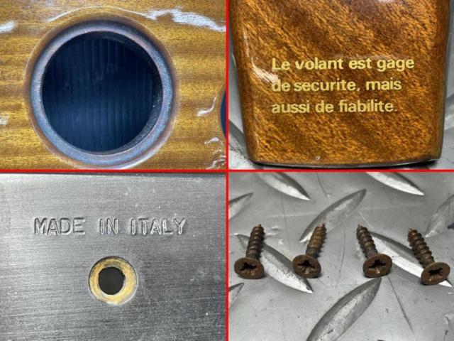 【Renoma(レノマ)】ウッドステアリング 4本スポーク 36Φ MOMOピッチ