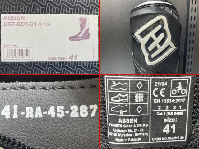 BOGOTTO ASSEN
Racing boots
Size: 41 (25.5cm)