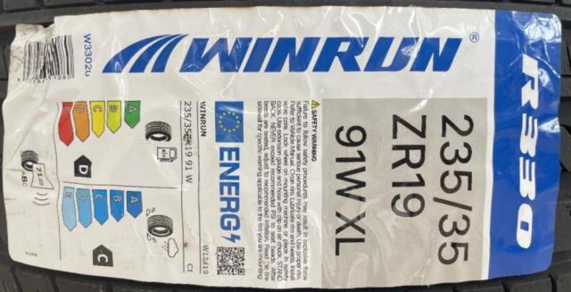 WINRUN R330 235/35ZR19 2024年製 2本セット