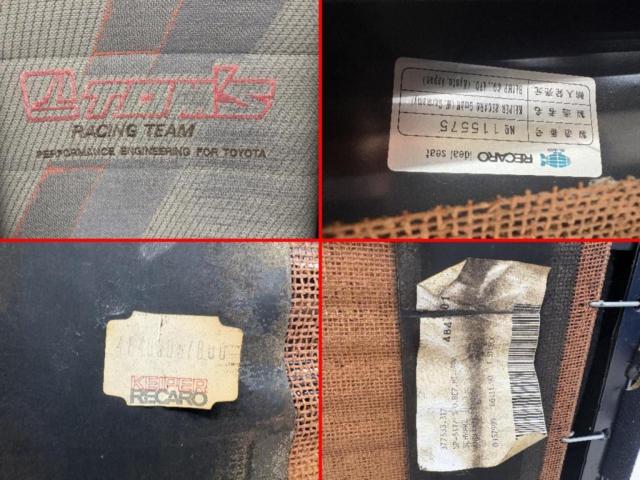 希少品! 【TOM’S】RECARO製 セミバケットシート 1脚 SP-SITZ S O.BEZ.MI./AVUS 【377533.317】