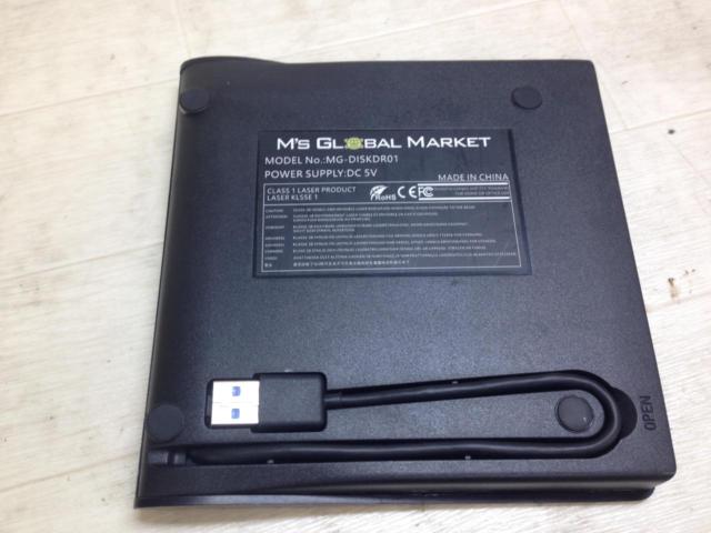M`s GLOBAL MARKET MG-DISKDR01 ディスプレイオーディオ車用 CD/DVDプレイヤー