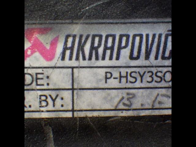 Akrapovic Riders Jacket
Carbon heat shield