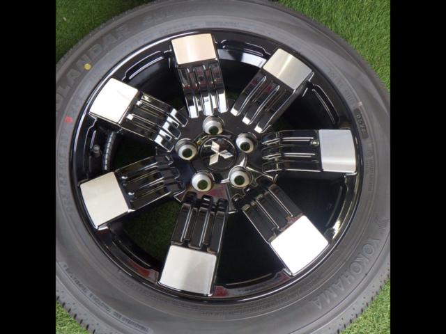 三菱純正 デリカD5 Pグレード 純正 ホイール + YOKOHAMA GEOLANDAR SUV 