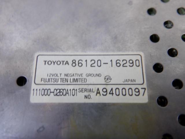 トヨタ純正 86120-16290 | やや傷や汚れあり | アップガレージ 京都八幡店 | カー用品 ヘッドユニット その他ヘッドユニットを ...